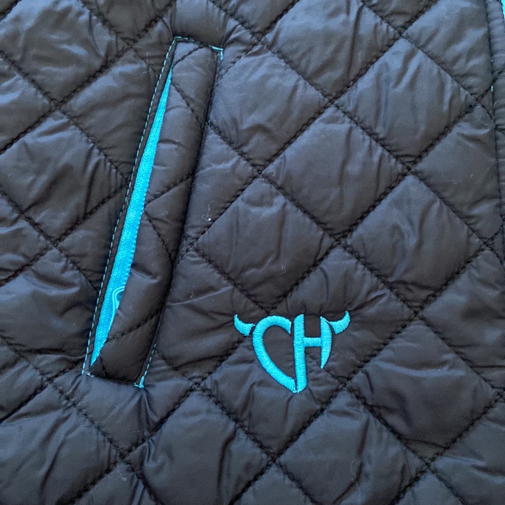 Girls Cowgirl Hardwear quilted vest - Picture 3 of 7